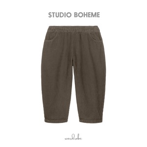 即納【STUDIO BOHEME】36m~8y CARROT PANTS / DARK TAUPE / パンツ / ボエム