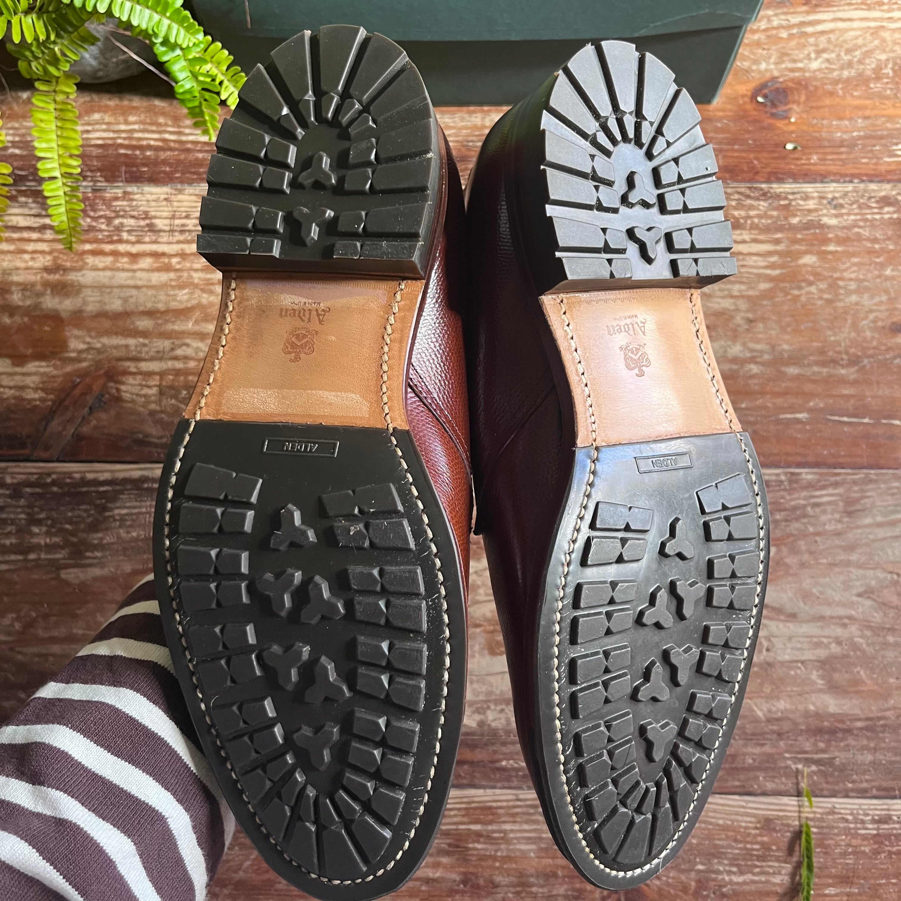 新品 オールデン グレインレザー 942C US9.5D プレーントゥ 【公式通販】