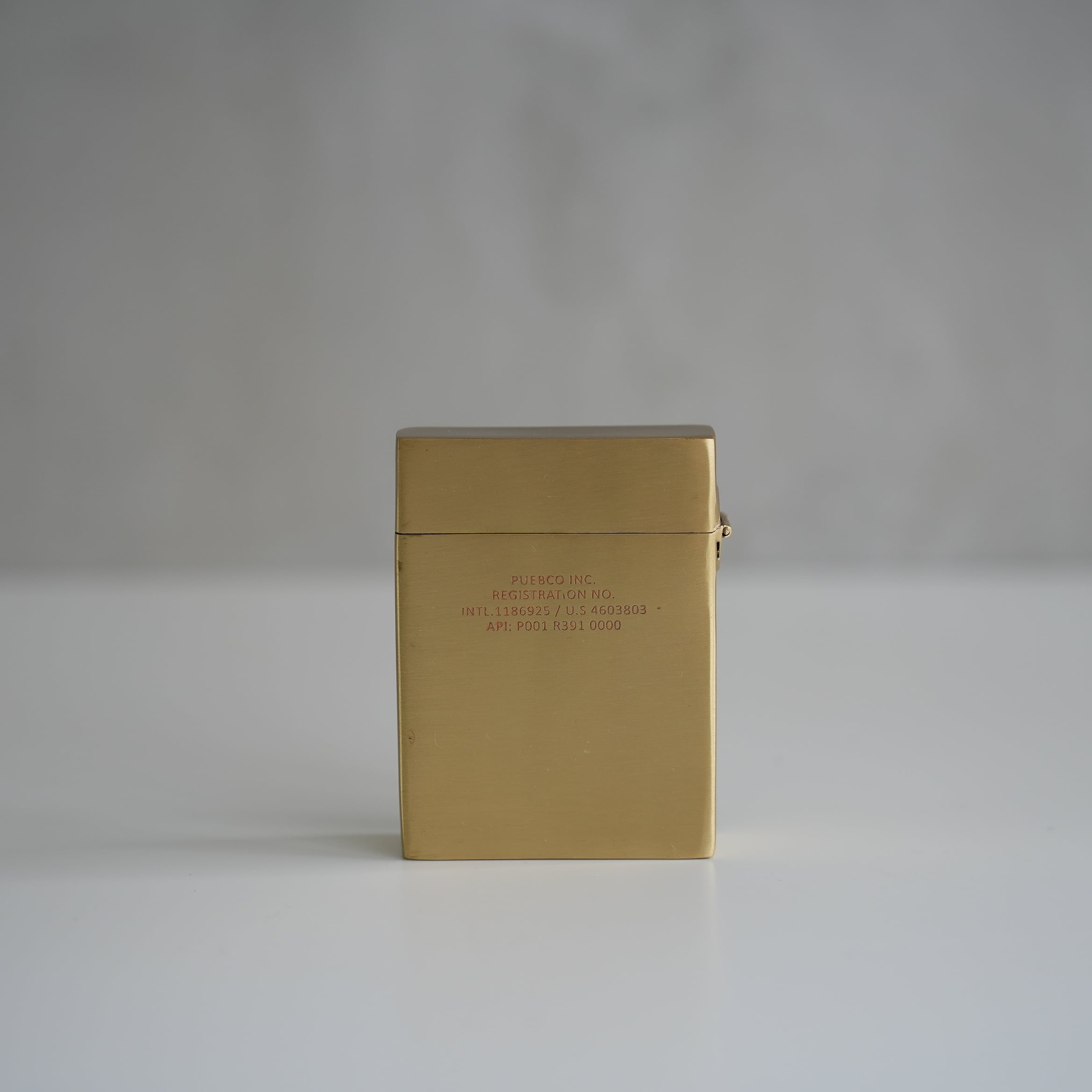 lifestylist Brass card case