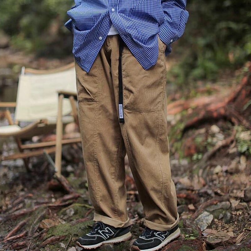 Corduroy wide leg pants -4col- A0149