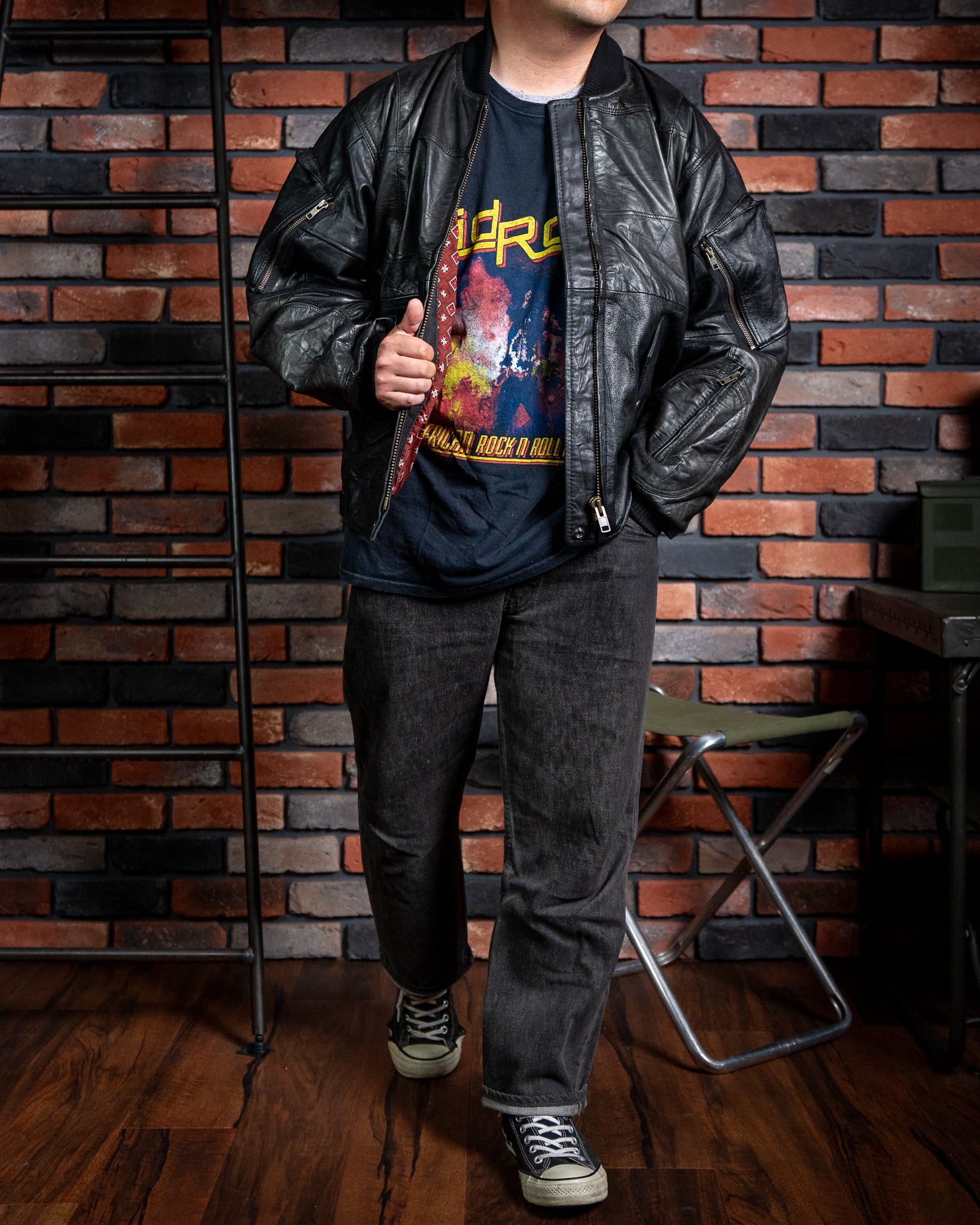 Yoused ユーズド　カナディアンフライトレザージャケット yoused】CANADIAN FLIGHT LEATHER JACKET-OIKOS 毎日を楽しく豊かに