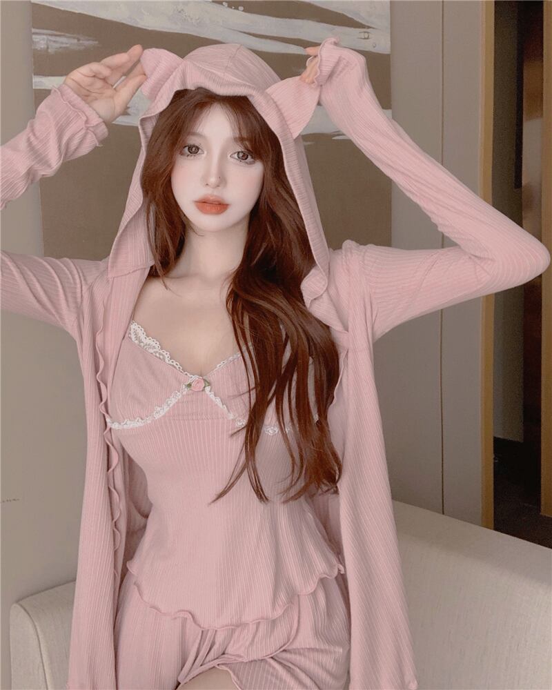 レースレディースサマーカジュアル 夏物 シルク ブラックストロベリース1635376132