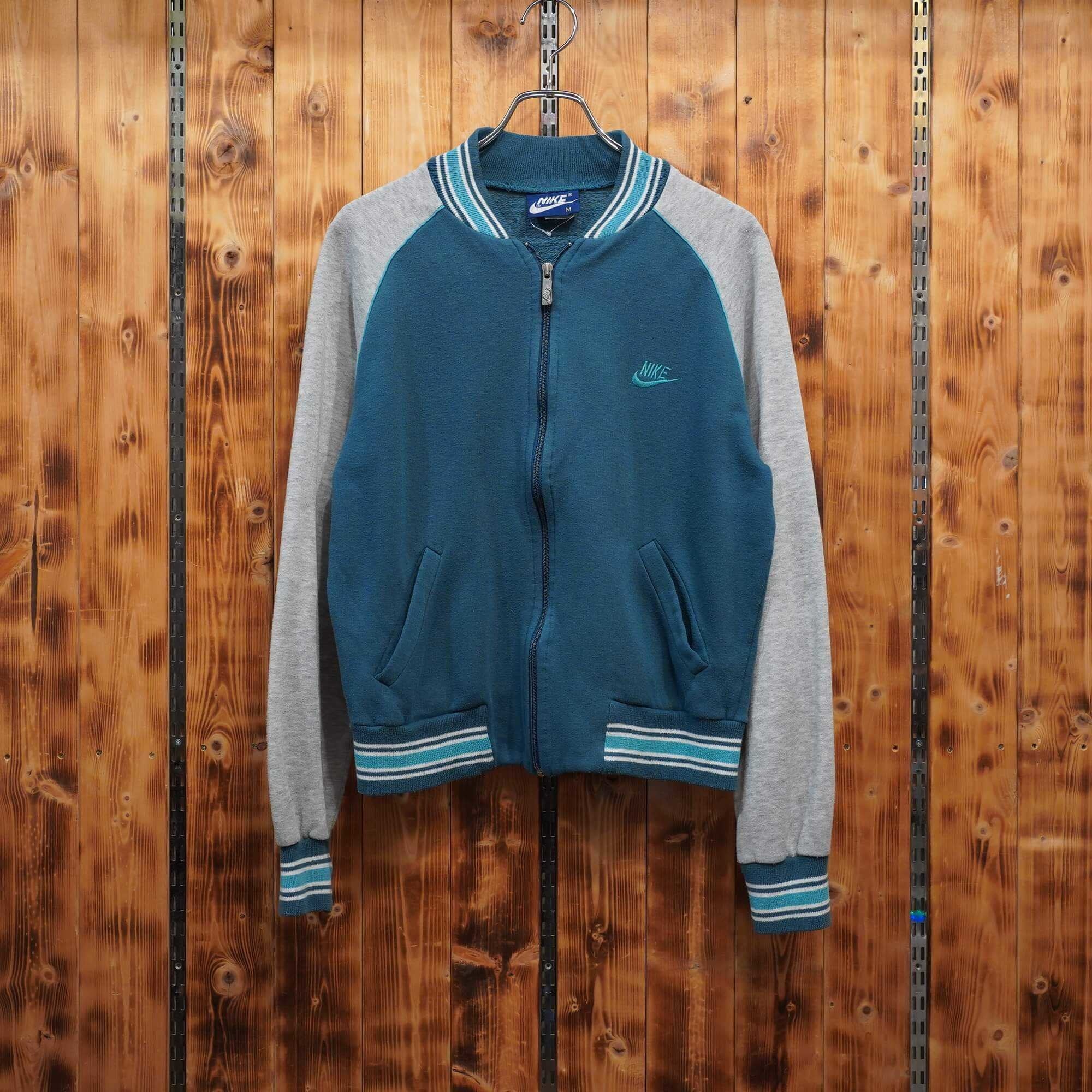 80s nike 紺タグ フルジップ スウェット M/ナイキ ジャージ