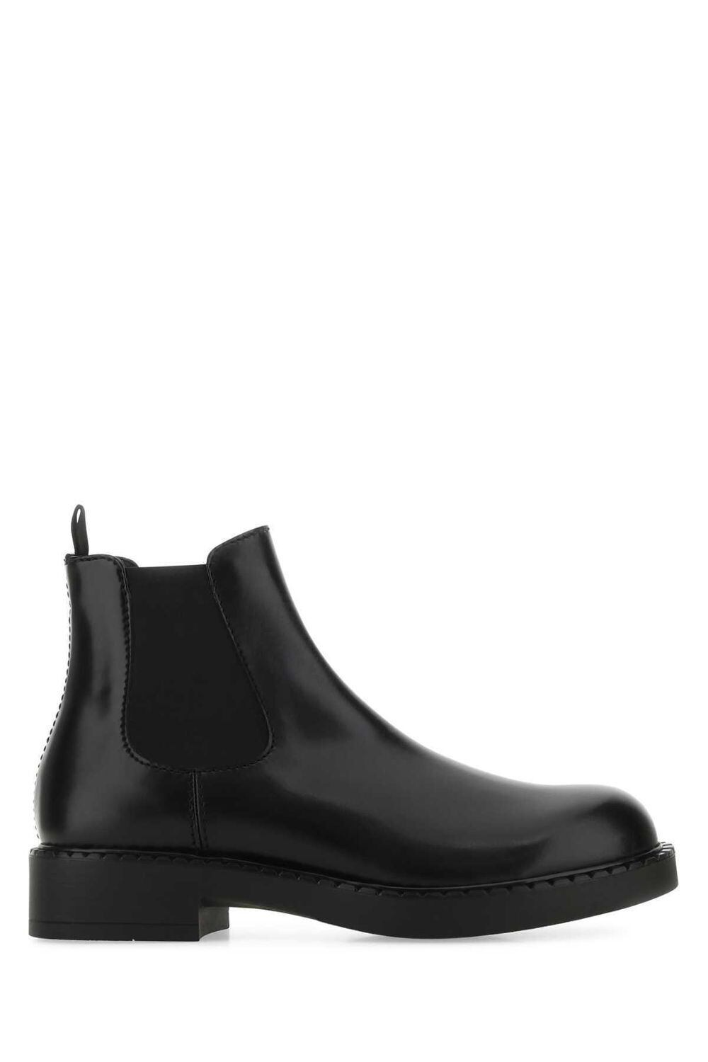 Prada leather Chelsea boots