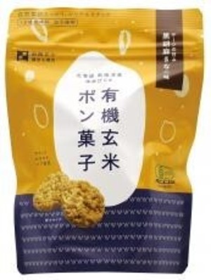 有機玄米ポン菓子・黒胡麻きなこ味 ３０ｇ　澤田米穀店