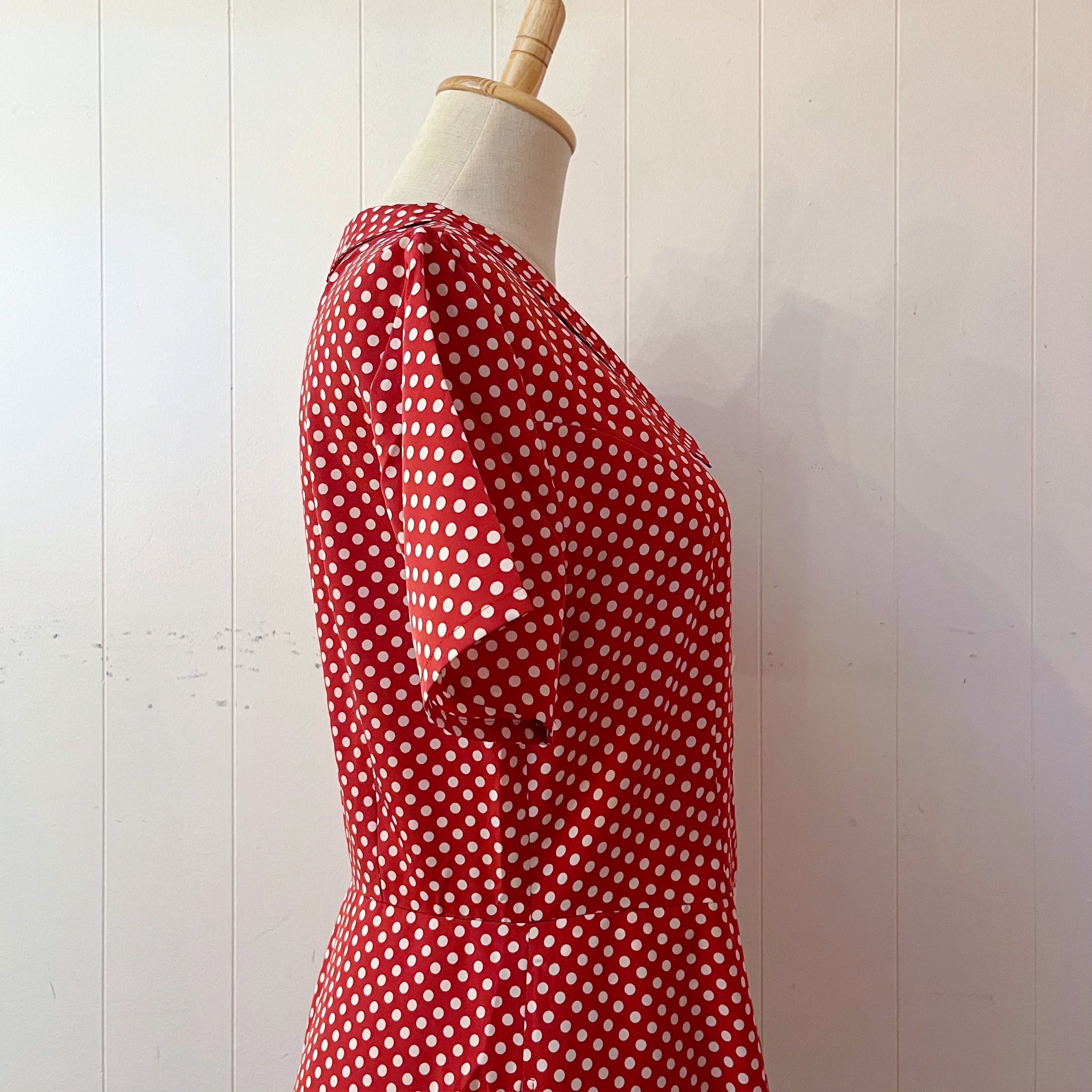 red dot front button one-piece