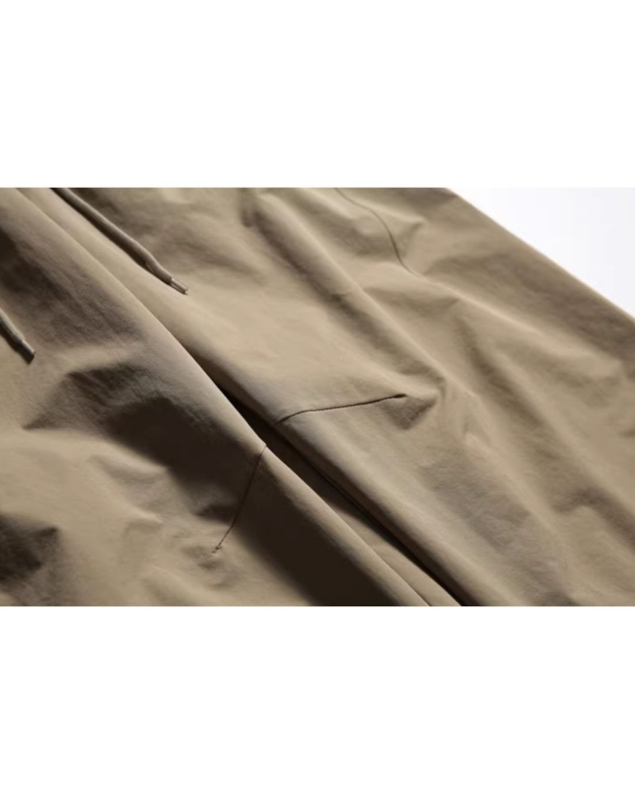 ドローストリングワイドスレートパンツ S0368