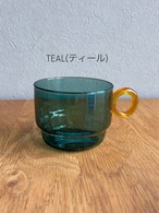 耐熱スタッキングガラスマグ カラフル ギフト