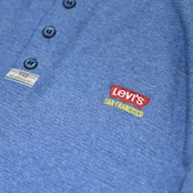 LEVI’S henry neck thermal tee