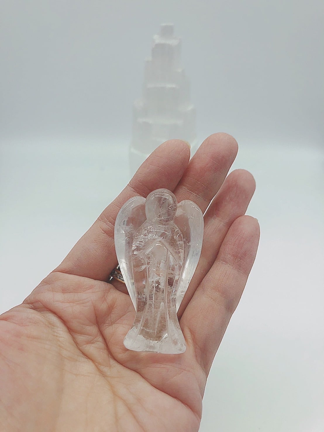水晶（クリスタル）天使像