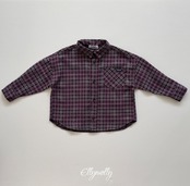 エリーモリー / ELLY MOLLY / フォレストチェックシャツ / 韓国子供服 / ジュニア / 26winter〖取寄〗*13~19号*