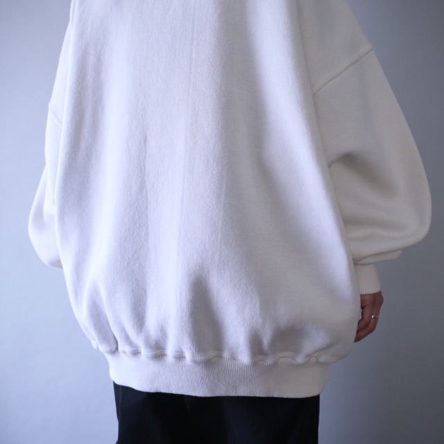 "刺繍" Alabama university college logo XXL over silhouette sweatshirt