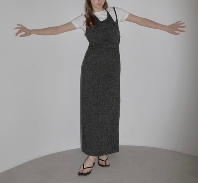 ビスチェ風レイヤードワンピース