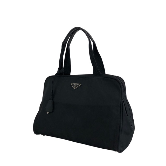 PRADA プラダ ハンドバッグ ブラック トライアングルロゴ カデナ ナイロン vintage ヴィンテージ オールド n4a2rw
