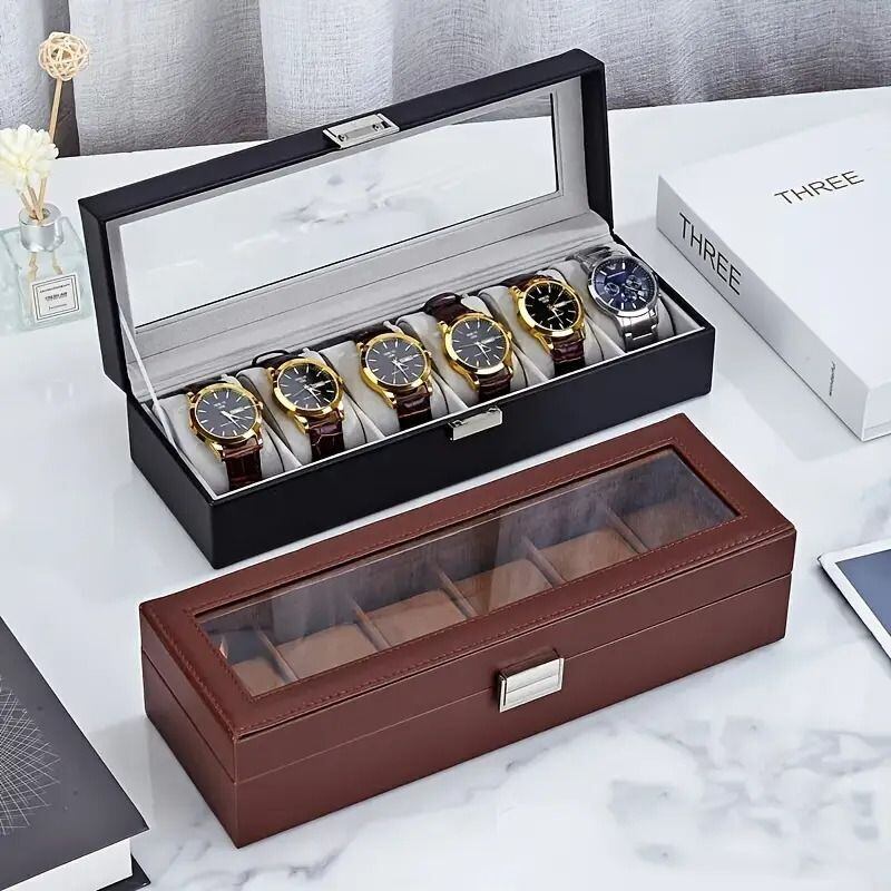 腕時計 収納 時計収納ボックス ウォッチオーガナイザー 6本 収納ケース