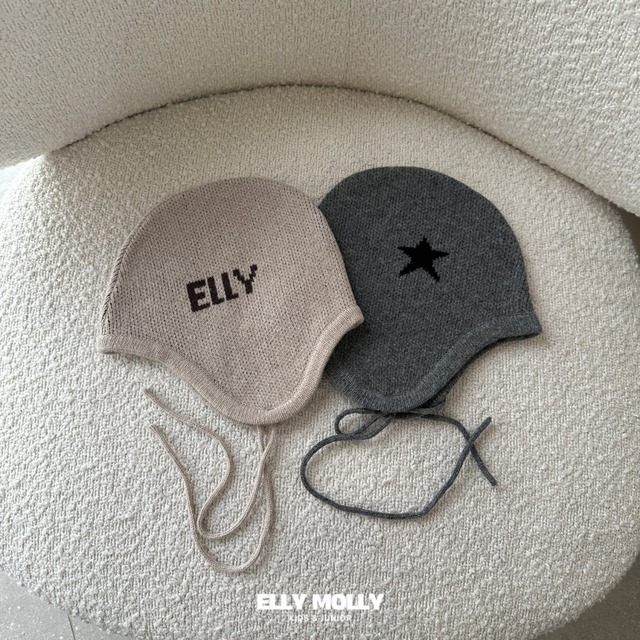 【 ELLY MOLLY / 予約 】Jacquard knit hat