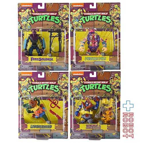 ニンジャ・タートルズ クラシックコレクション TMNT ヴィランフィギュア ４種セット 箱入