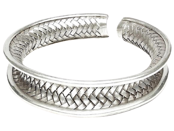 カレン カレン族シルバーバングル#a08-94 族 シルバー バングル