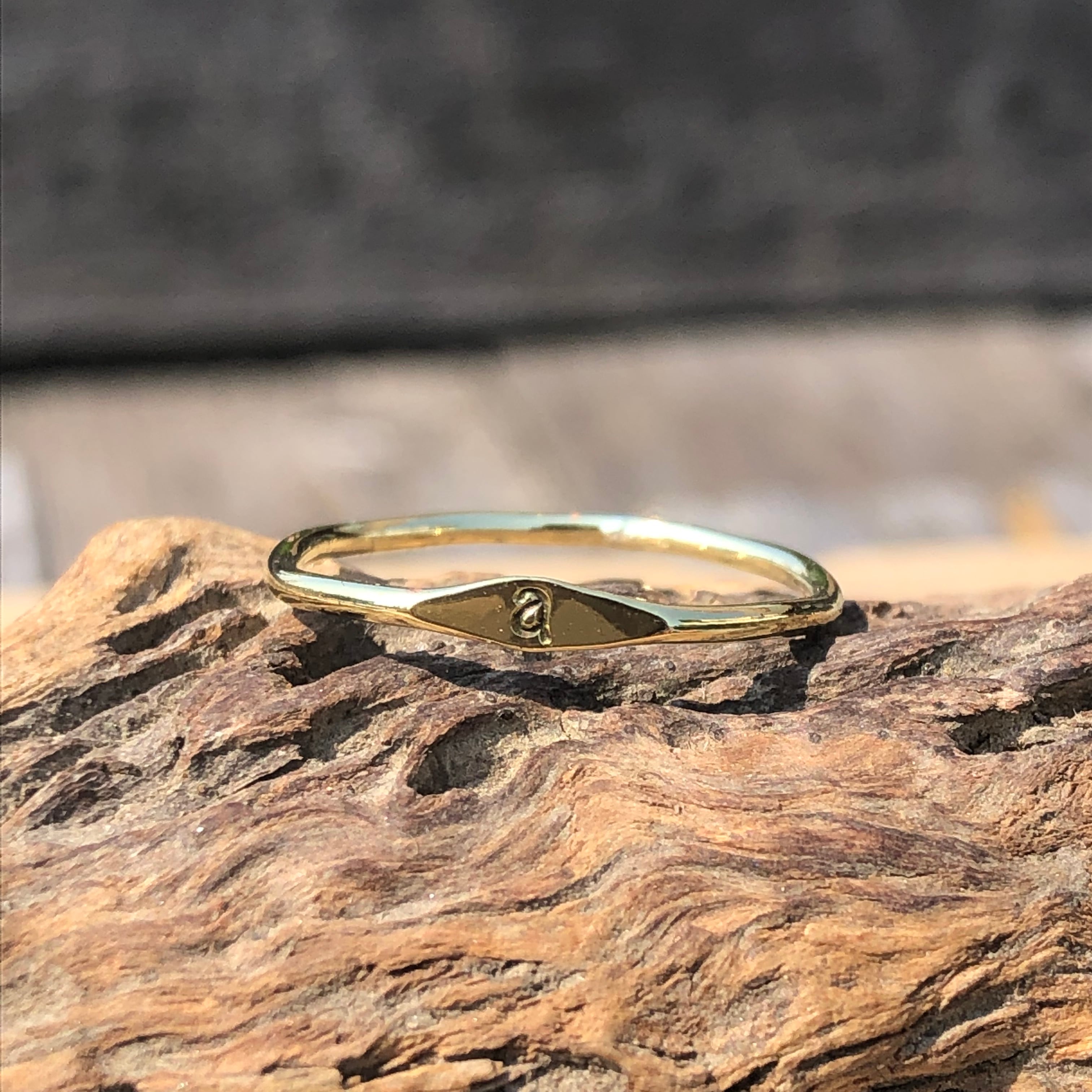 メモリアルリング】Brass（真鍮）製ハンドメイドリング1.2mm | Lady Bug