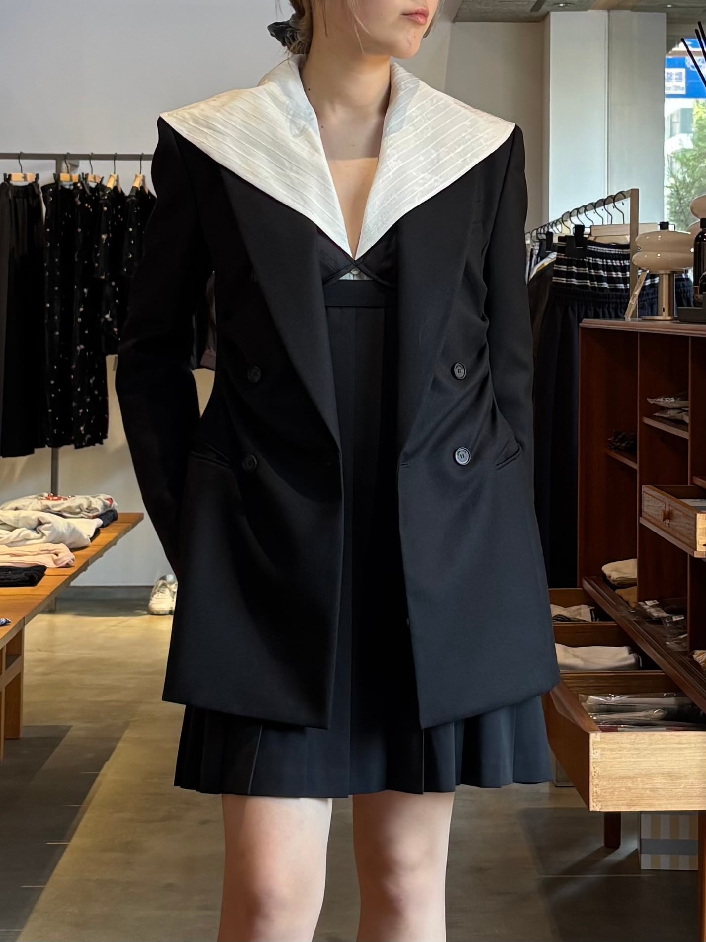 26AW】FETICO フェティコ / ボディスーツ / SHEER PANELED VELOUR
