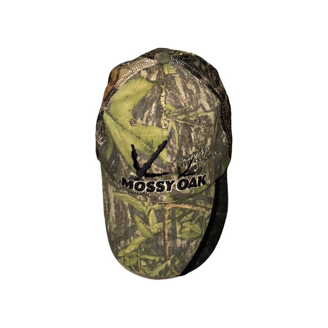 Real tree camouflage cap