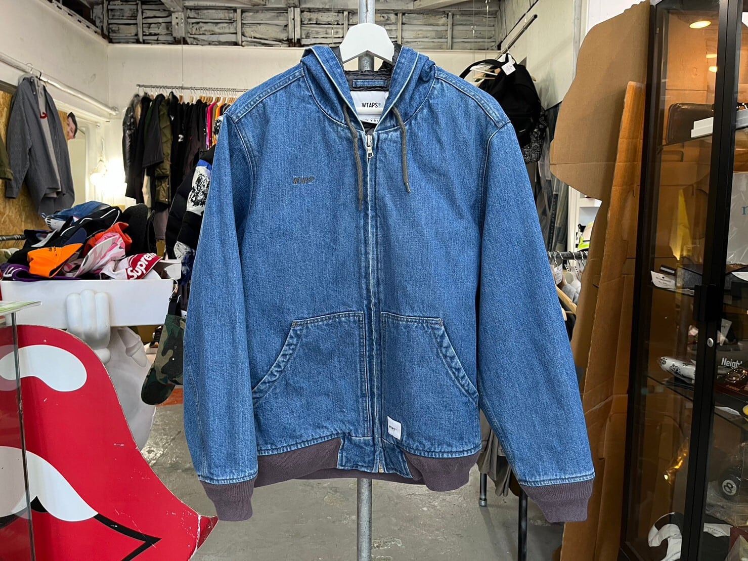 WTAPS VICE DENIM JACKET INDIGO S 1 WTVUA