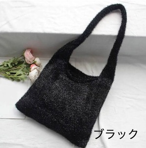 キラキラ ニットトートバッグ 6col H 27656