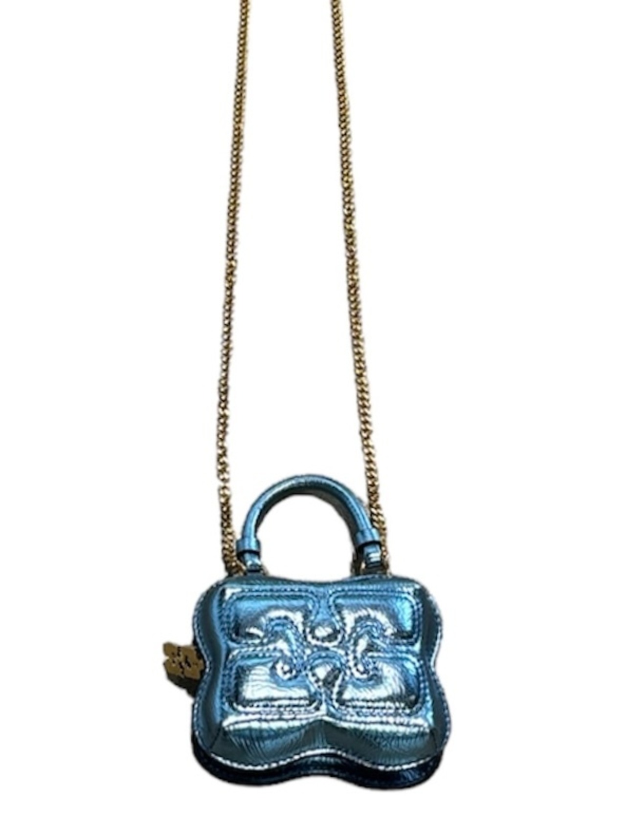 【24AW】GANNI ガニー / Butterfly Nano Crossbody Metallic - 1