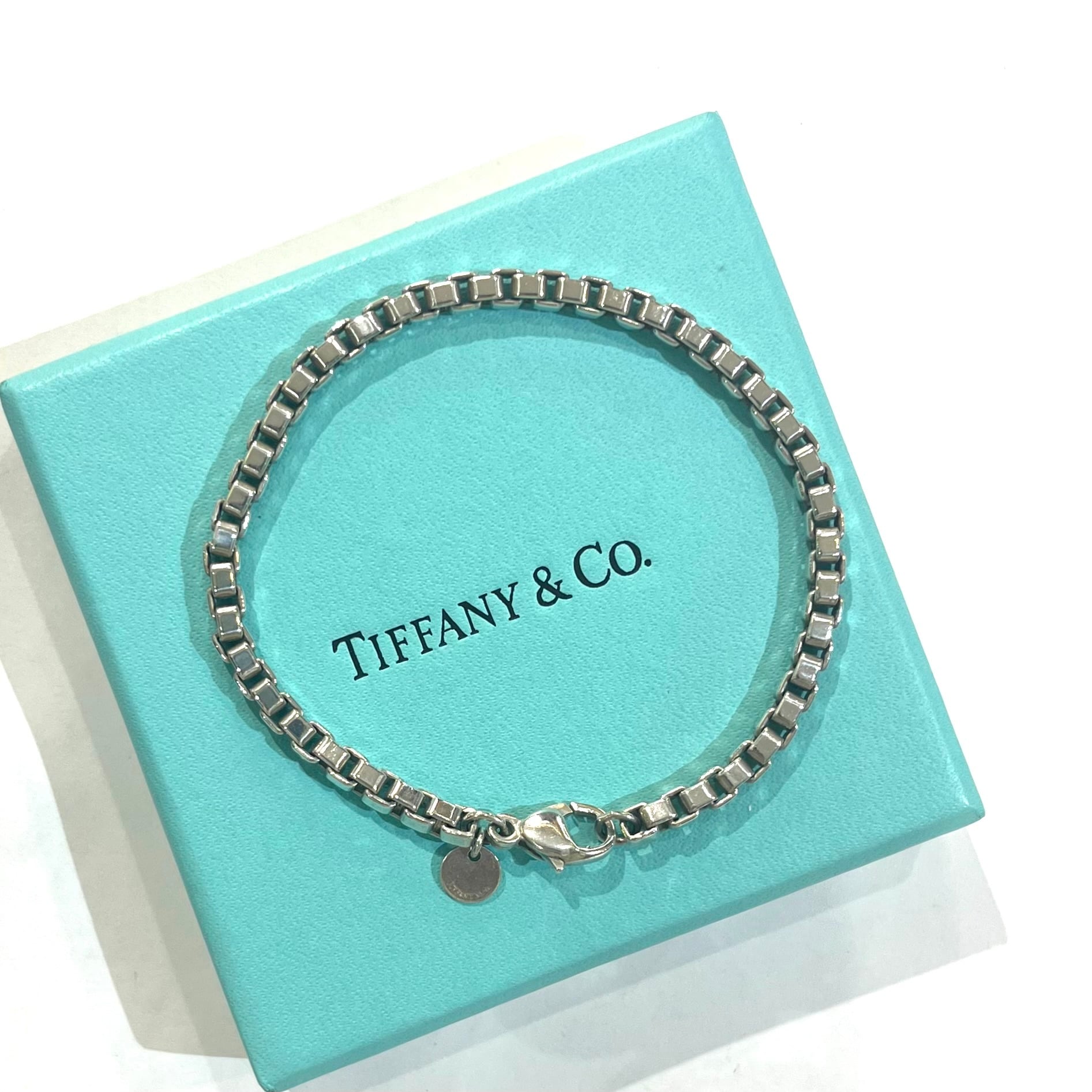 名品【TIFFANY&CO. 】2158 ティファニー名作ベネチアンチェーン