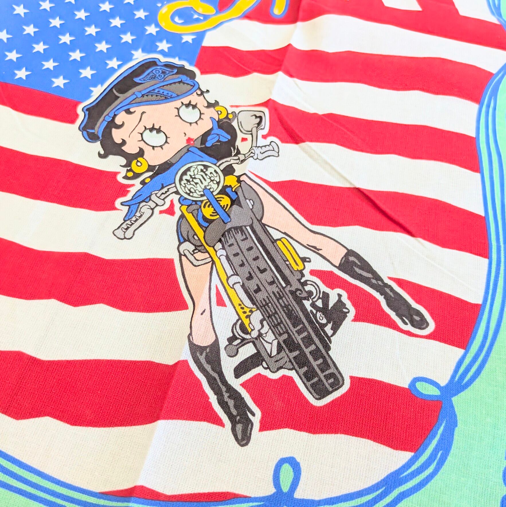 【 Betty Boop( ベティ・ブープ )】バンダナ / ランチクロス 〚アメリカン雑貨 アメトイ〛