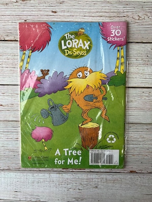 【英語絵本】The Lorax Dr. Seuss (Sticker Book)