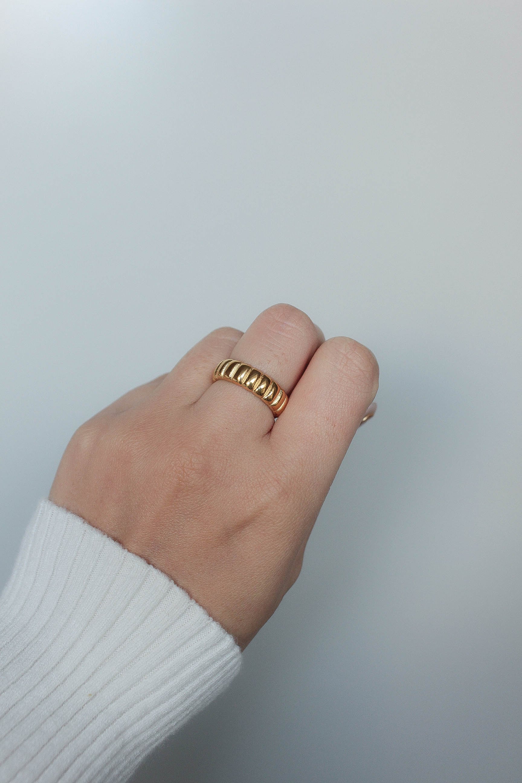 Grain Line Ring | ebine(エビネ)|金属アレルギー対応アクセサリー