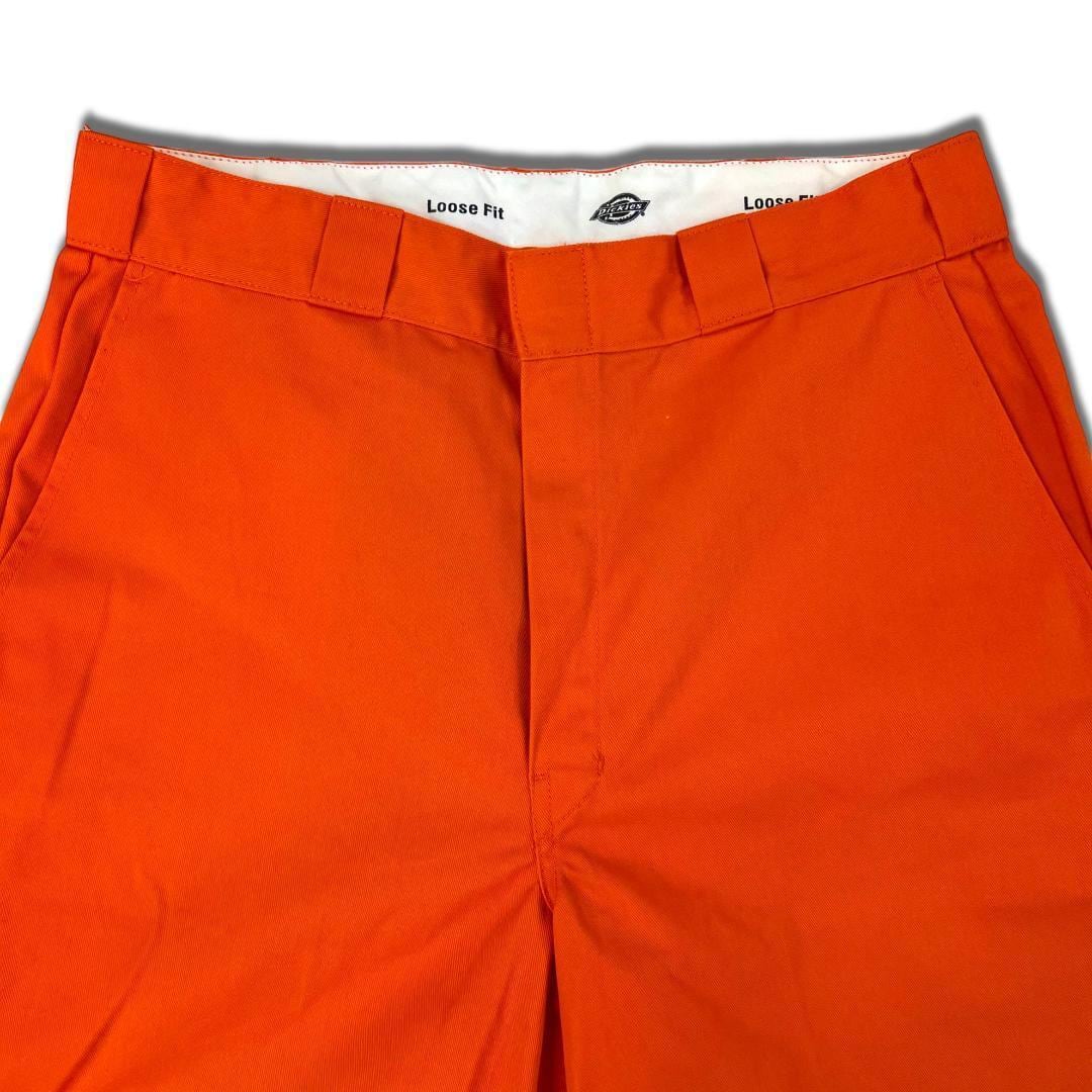 ディッキーズ 42283 ワークショーツ オレンジ 34 Dickies ストリート ...