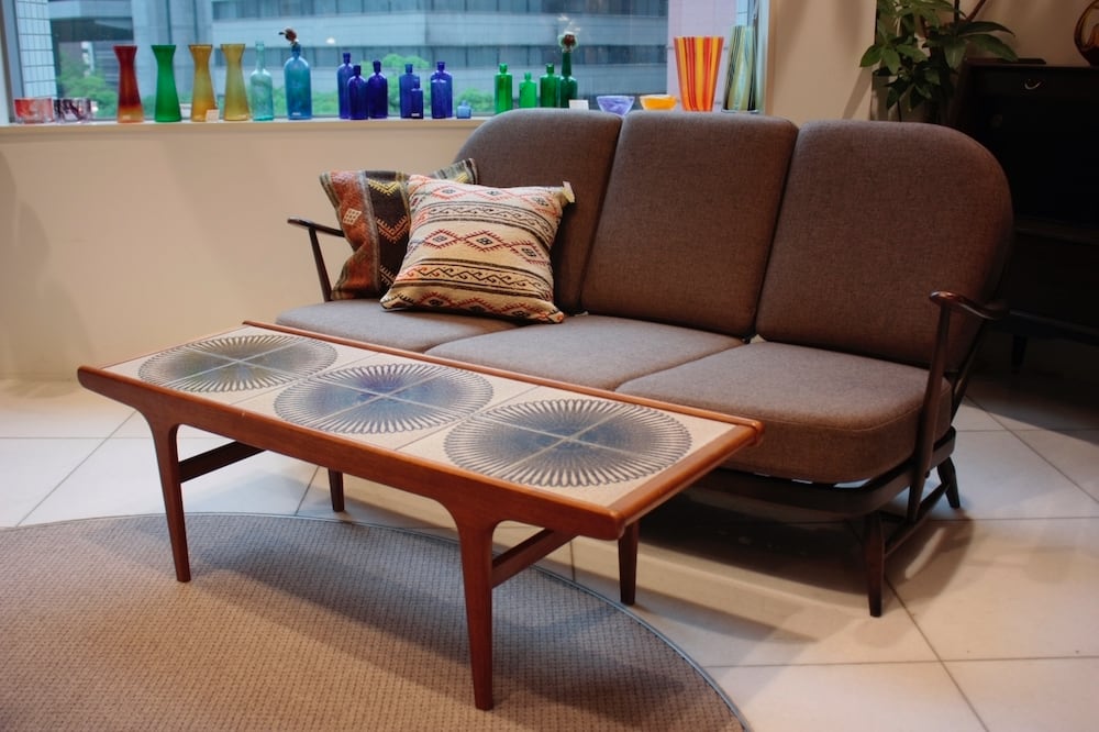Ercol japan ercol ソファ 3人掛け ERCOL ビンテージ ネイビー グレー