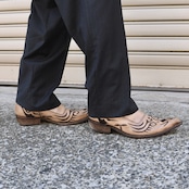 Cinti leather western boots
