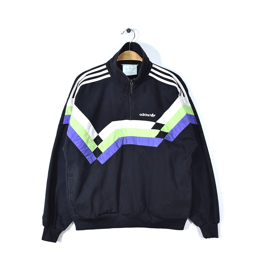 80s アディダス プルオーバー コットンジャケット ヴィンテージ オールド サイズS相当 adidas 古着 @CK0160