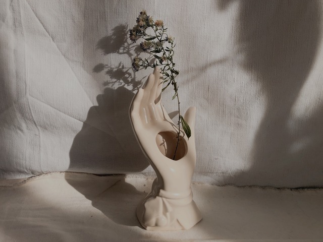 手の美術展 AMERICA vintage flower vase