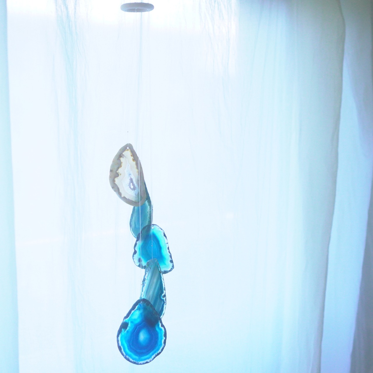 Sea Spray 11 - アゲートヒーリングチャイム / Agate Sun Catcher Wind Chime 1013