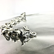 WOLF&GARGOYLES #1 CHAIN BRACELET / ウルフ&ガーゴイル #1 チェーンコンビブレスレット