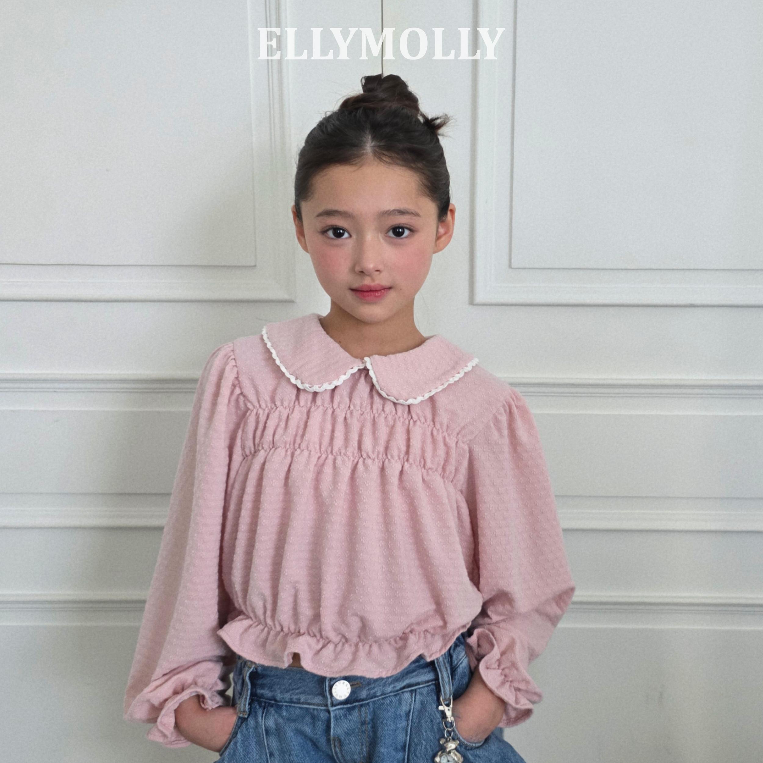 «予約»«ジュニアサイズあり»«elly molly» ローラブラウス 2colors