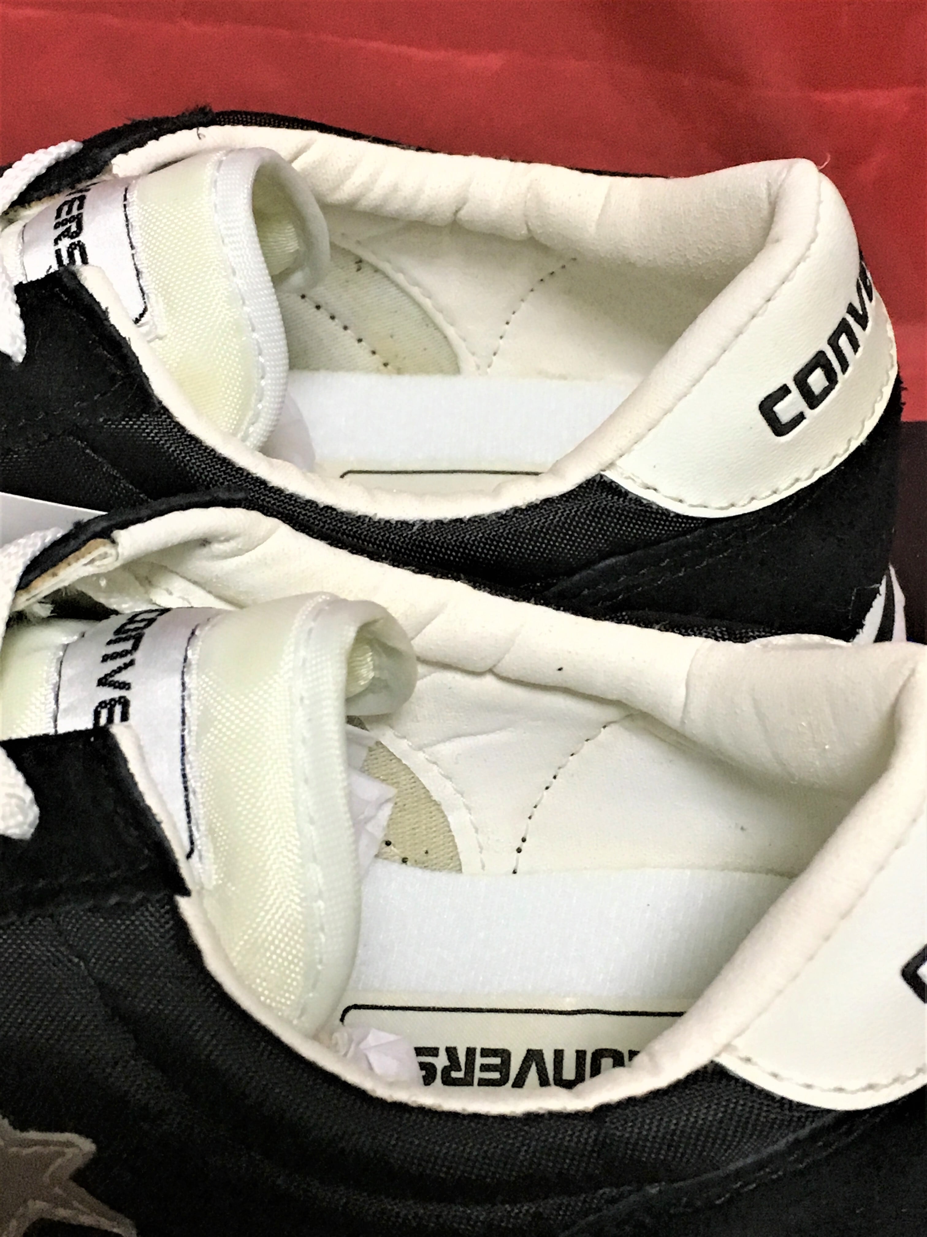 ★90s!希少レア!コンバース ロードマシーン ナイロン 黒/銀 24cm❾★ CONVERSE（コンバース）ROAD MACHINE NYLON（ロードマシーン ナイロン