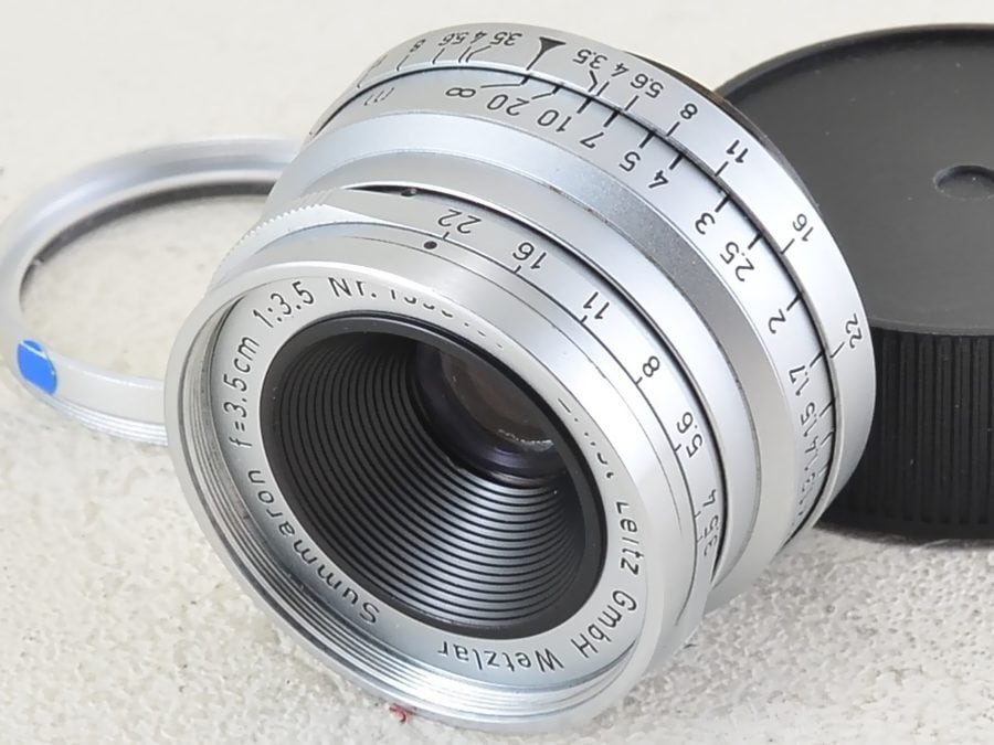 Leica SUMMARON L 35mm F3.5 ブルーコート Mアダプター付 整備済 ...