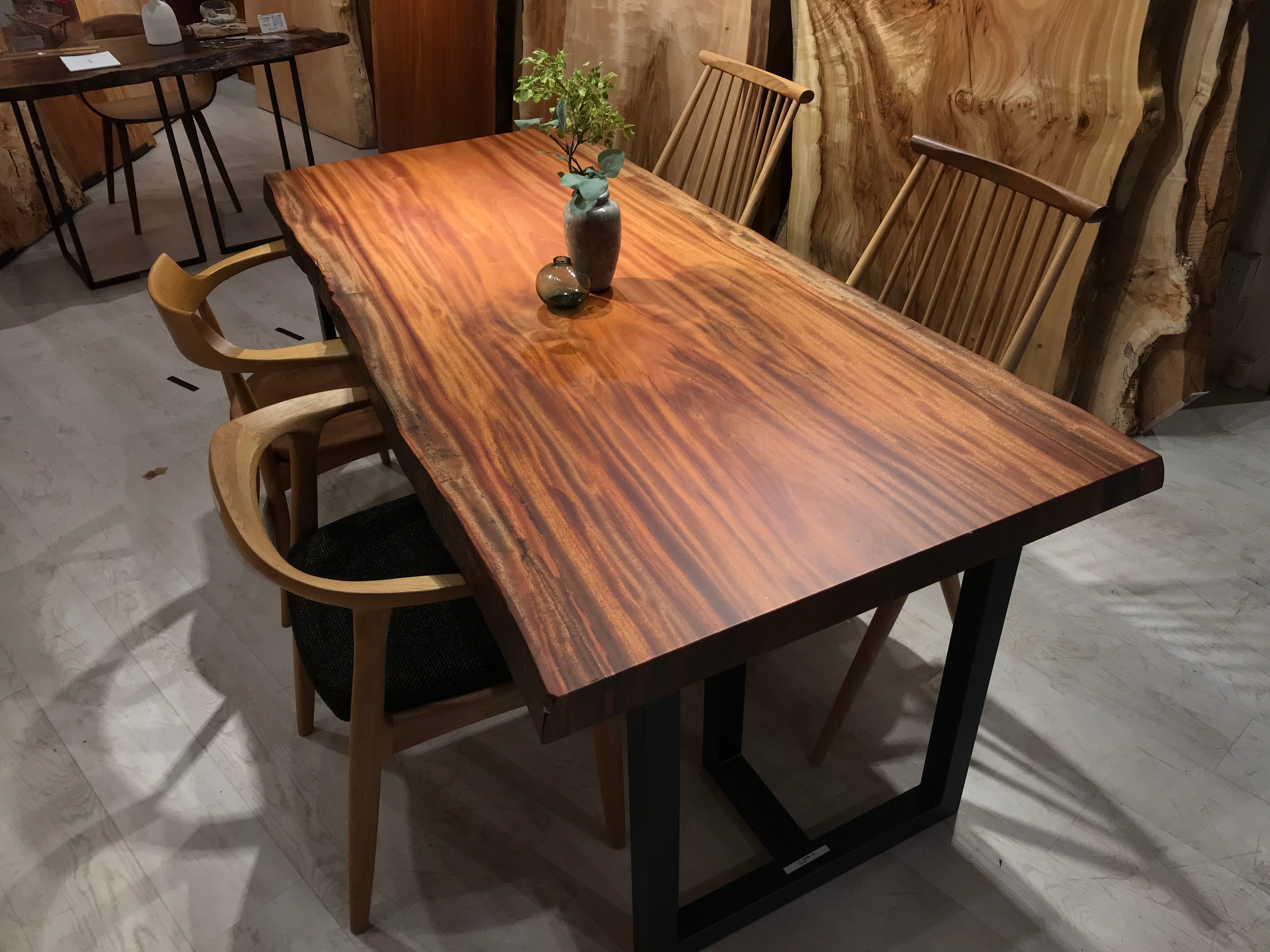 マホガニー_1800×900-800-760×60_横浜元町店_テーブル天板/一枚板