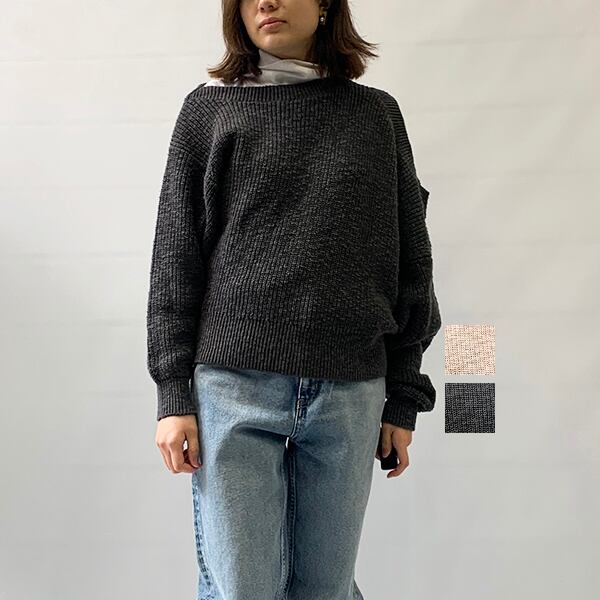 Black By Moussy ブラックバイマウジー Asymmetry Hole Knit Tops 22春物新作 送料無料 Bien More Net Store ファッション レディース セレクトショップ