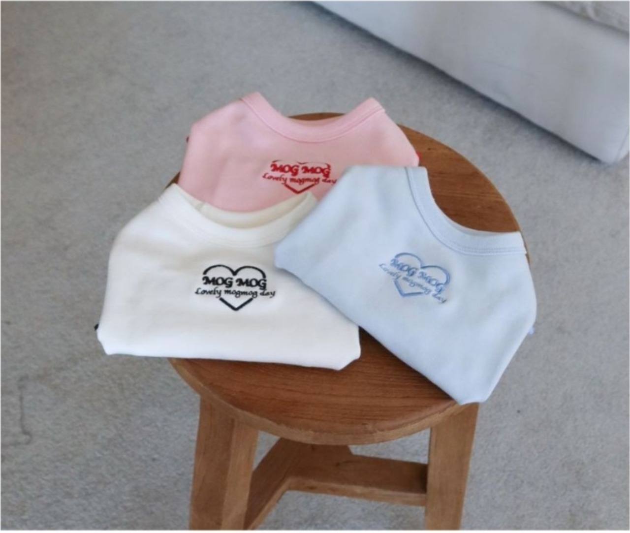 予約  【pecoramou select】  Love Me T-Shirt（Ivory）