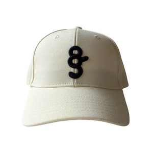 8G SHOOT LOGO CLASSIC BASEBALL-CAP -IVORY/NAVY-