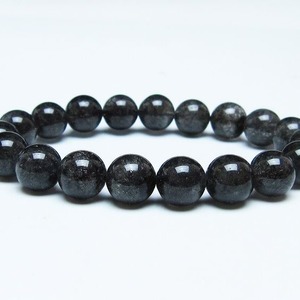 ブラックルチルクォーツ ブレスレット 11mm ブラックトルマリン トルマリネイテッドクォーツ 一点物 メール便可 [M便 1/10] 111-47057