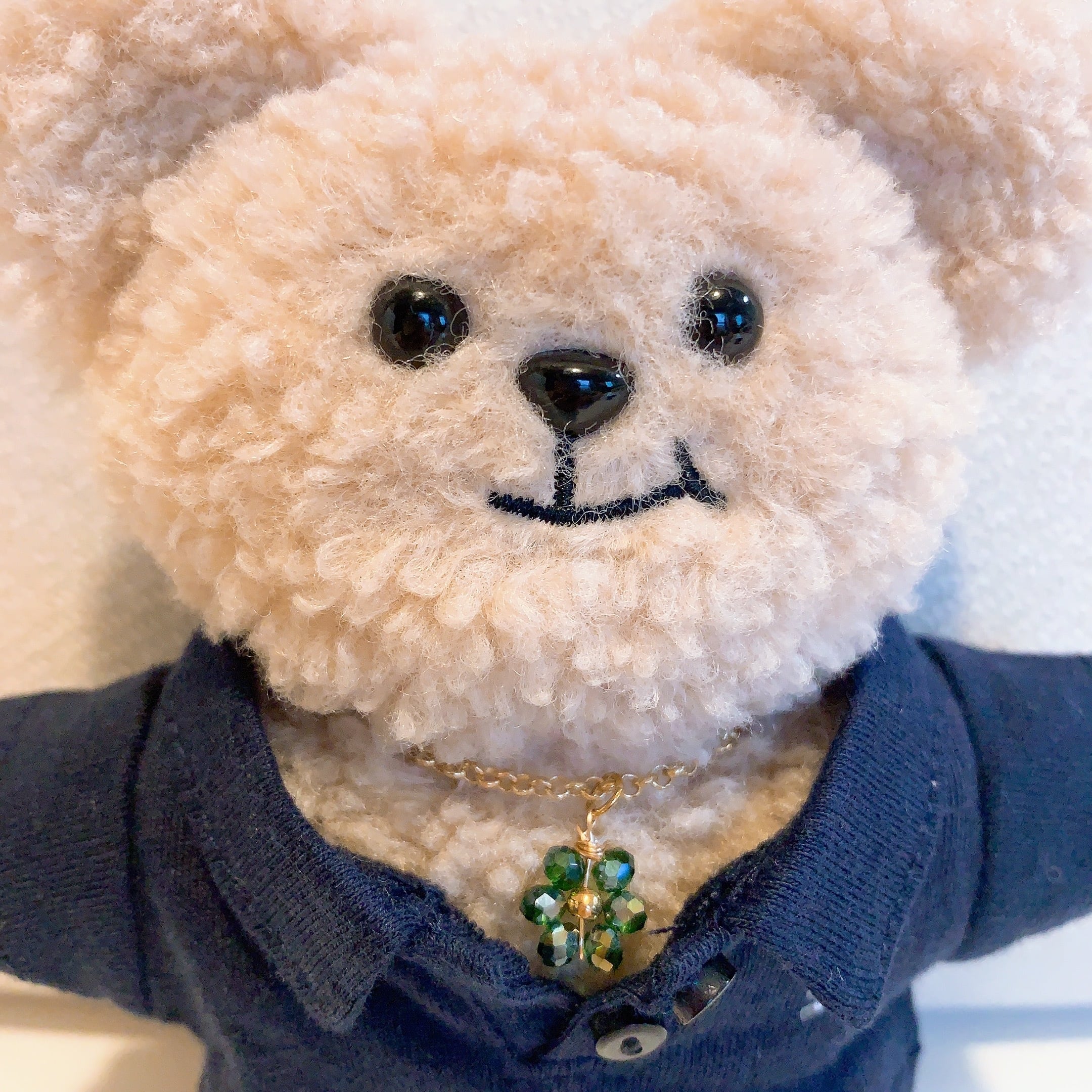 GreenFlowe⚘ネックレス フラワービーズ シャツ トップス ぬい服