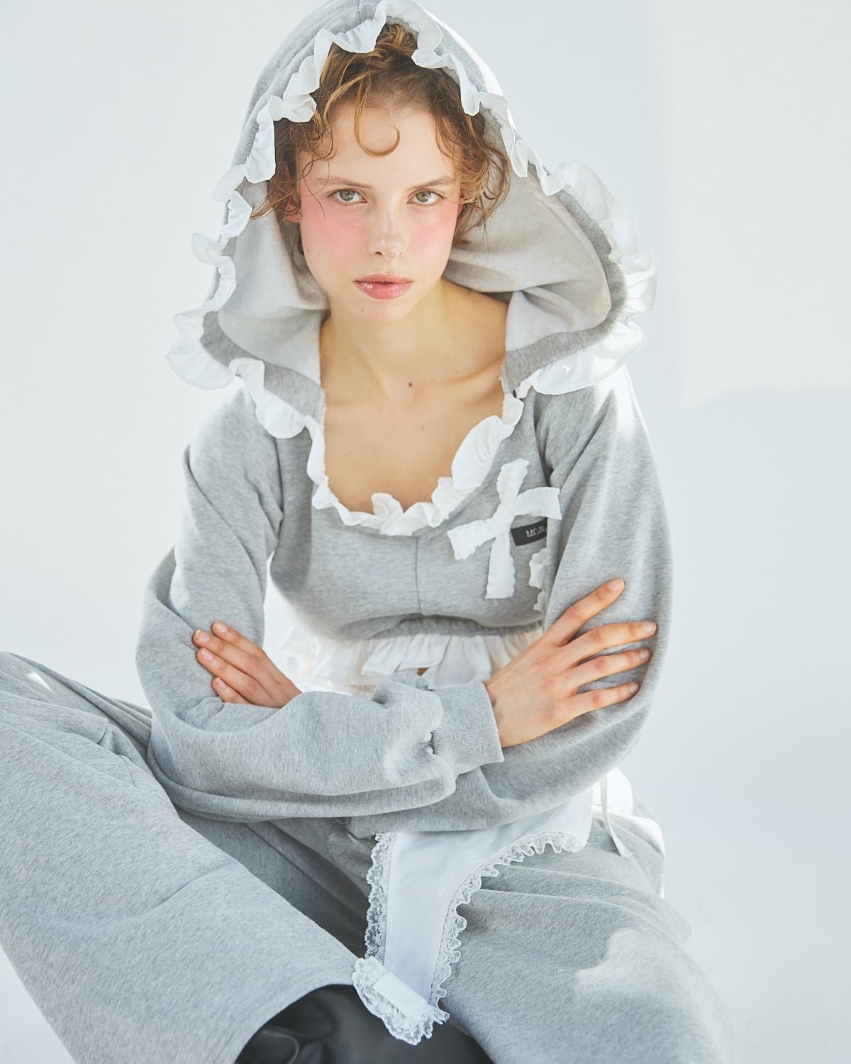 S/S フリルスウェットパーカー | lilLilly official webstore
