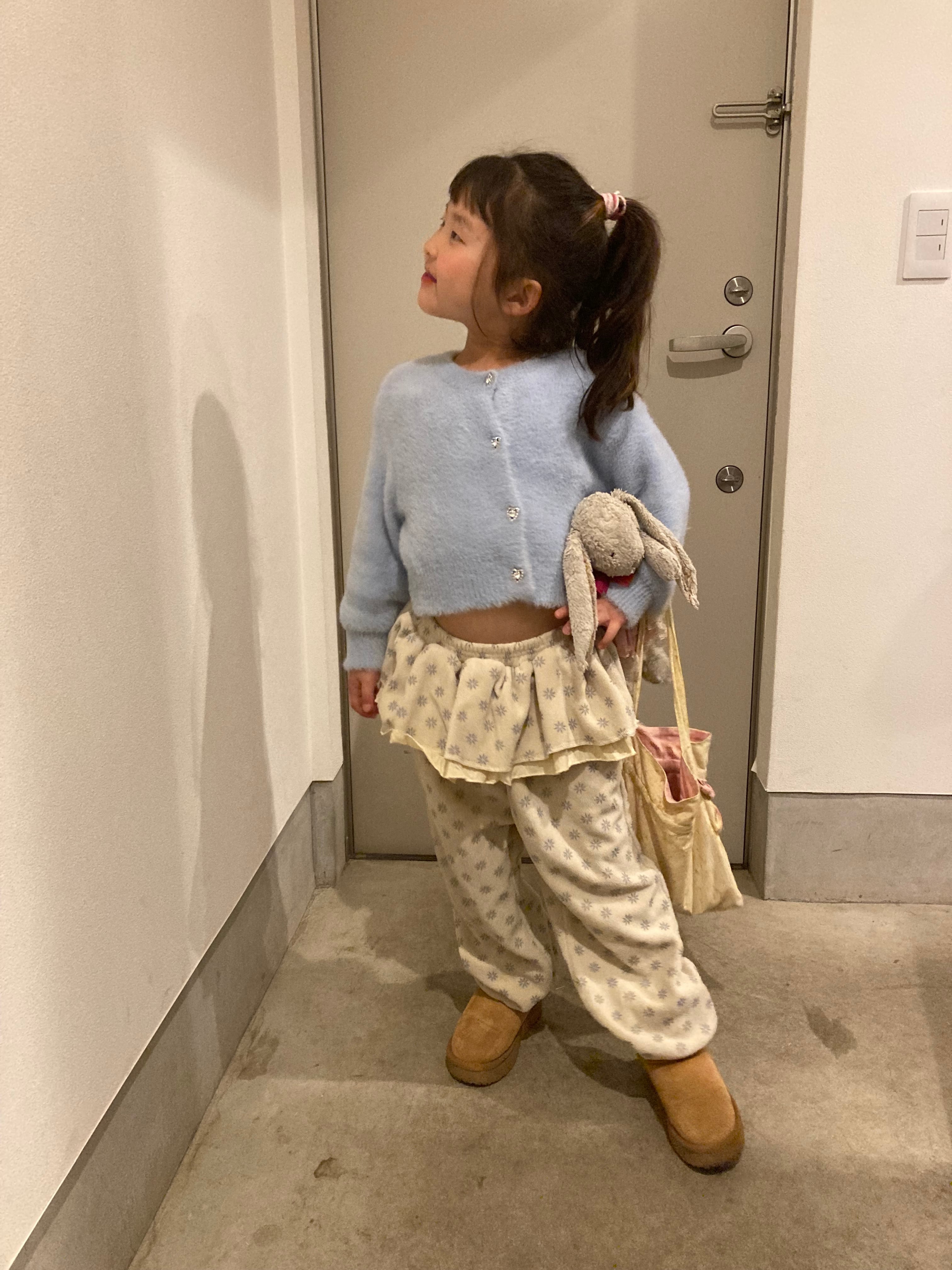 フリースフリルパンツ